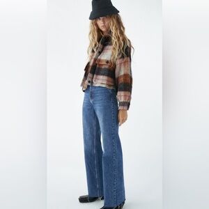 Zara Women's Teddy Jacket - Brown, Gray, and Pink (xsmall)